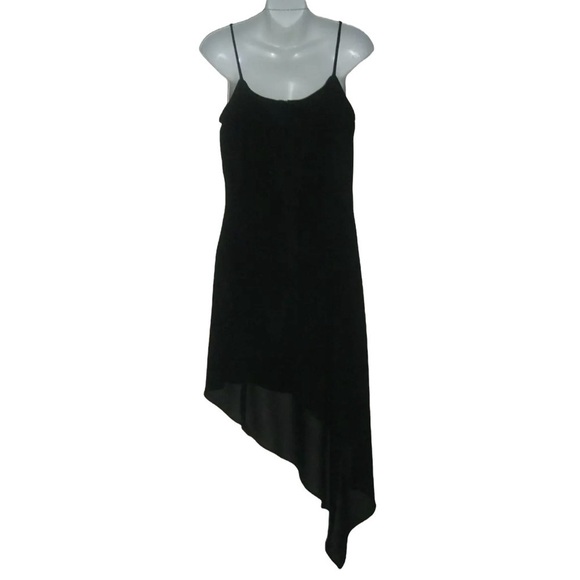 Jessica McClintock Gunne Sax Dress Vintage 90s Black Bling y2k Fairy Goth Witchy - Picture 4 of 15